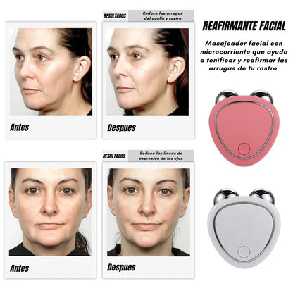 Masajeador Facial de Microcorriente - Rostro Más Firme, Más Joven