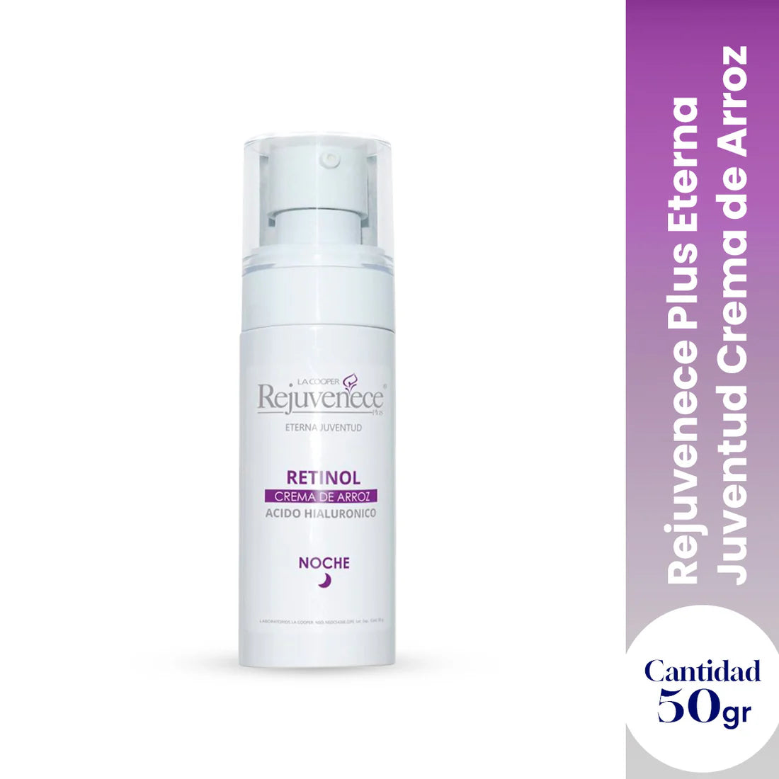 Rejuvenece Plus Eterna Juventud Crema de Arroz - La Cooper 50g