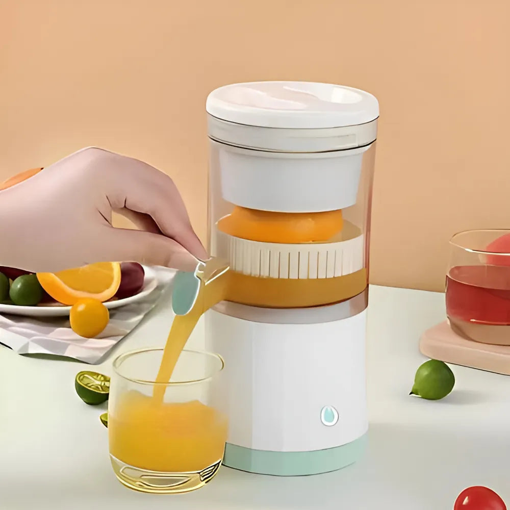 Exprimidor Eléctrico Recargable para Zumo de Fruta, Limón y Naranja