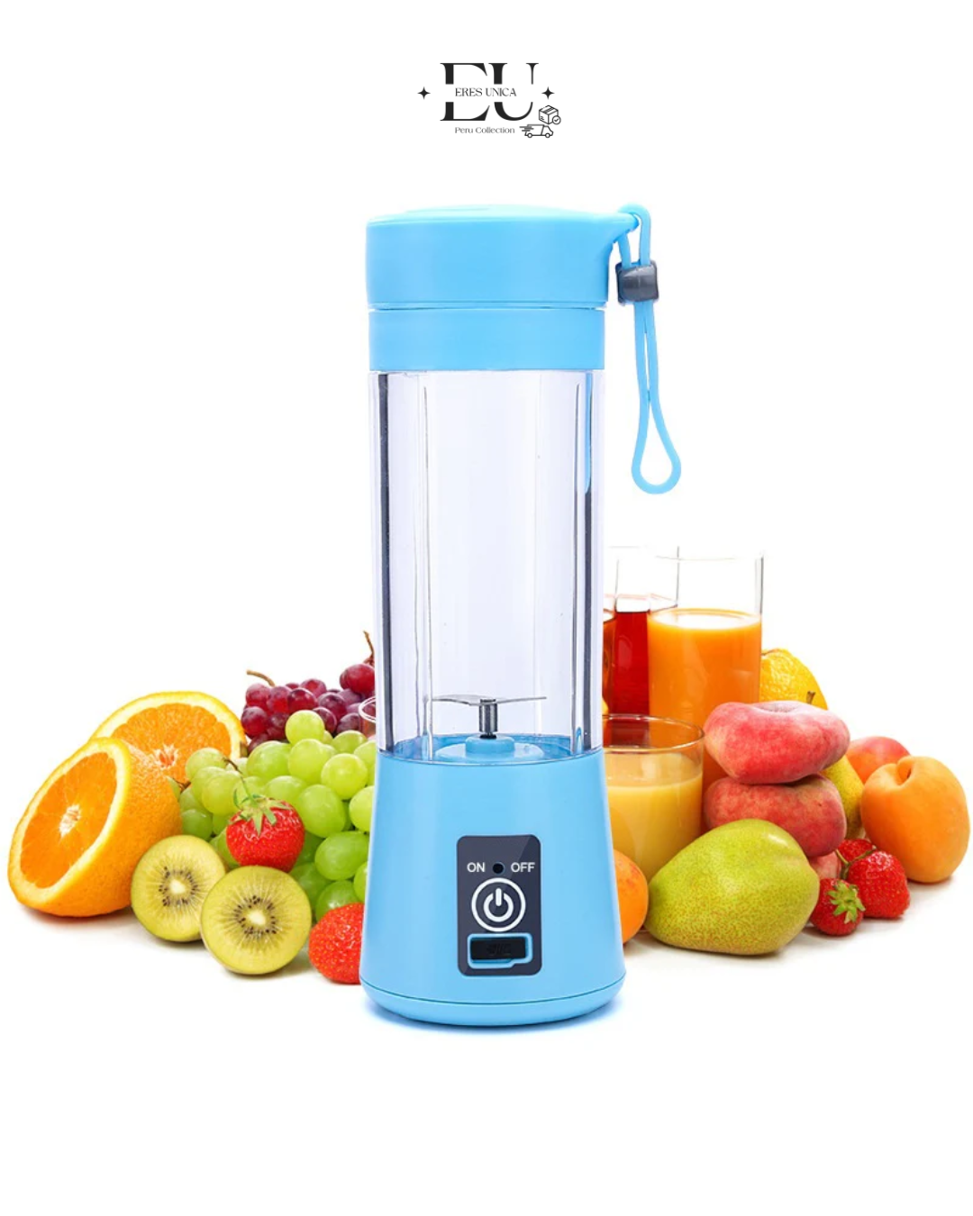 Licuadora portátil 500 ml - Salud real, donde estés y cuando quieras.