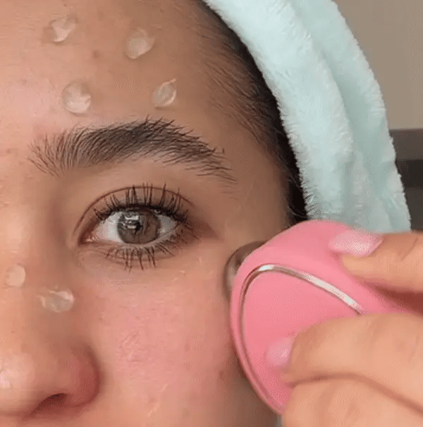 Masajeador Facial de Microcorriente - Rostro Más Firme, Más Joven