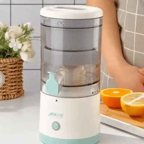 Exprimidor Eléctrico Recargable para Zumo de Fruta, Limón y Naranja